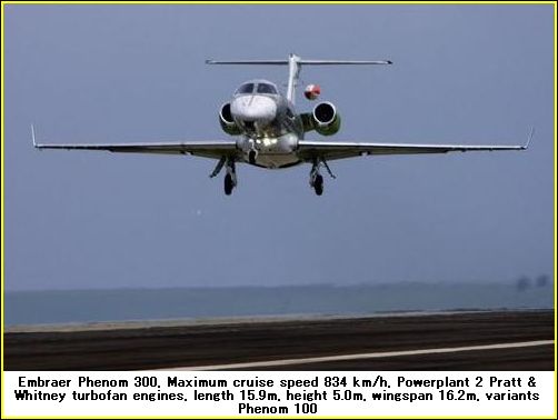 embraer phenom 300 airplane photos